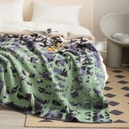 Nature's Retreat Microfiber Throw Blanket