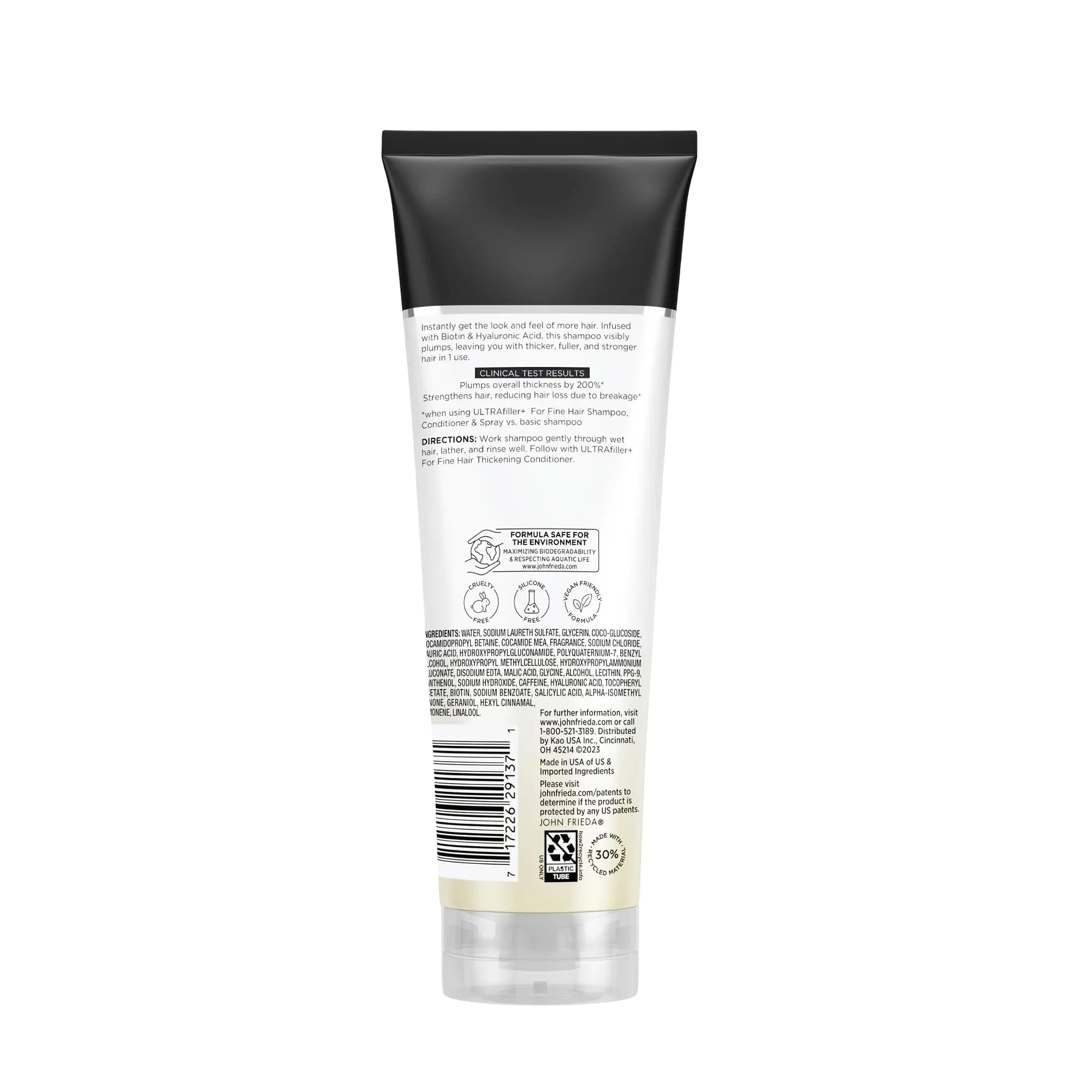 John Frieda ULTRAfiller+ Thickening Shampoo for Fine Hair, Volumizing Shampoo - 图片 5