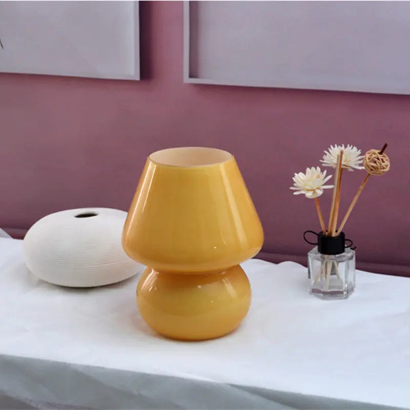 Glass Translucent Bedside Lamp - 图片 7