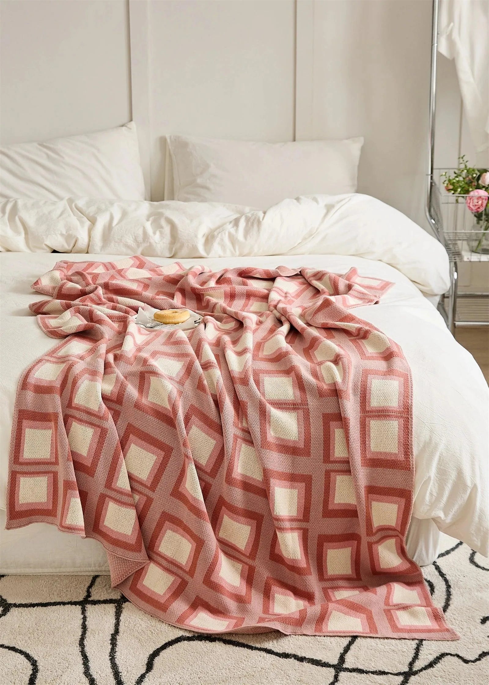 Opulent Plaid Throw Blanket - 图片 4
