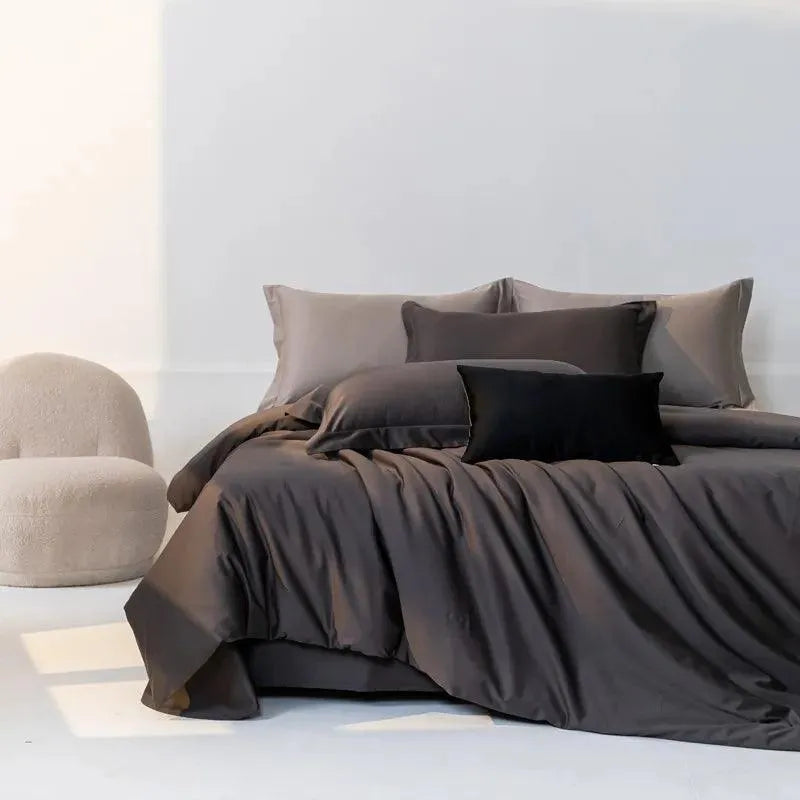 Premium 1400TC Egyptian Cotton Duvet Cover Set - 图片 2