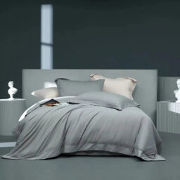 Serene Slate Brushed Cotton Duvet Cover Set