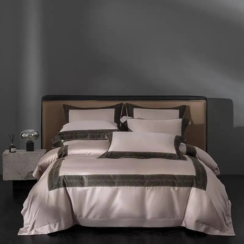 Sharon Square 1000TC Egyptian Cotton Duvet Cover Set - 图片 10