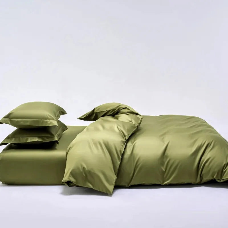 Silken Ultra Soft Egyptian Cotton Duvet Cover Set - 图片 4