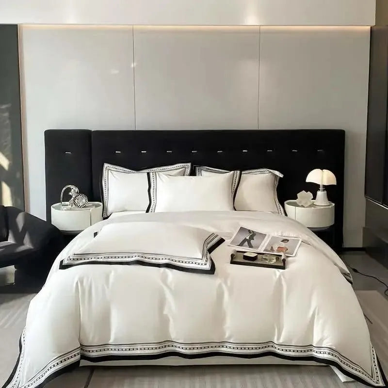 Sumptuous Serenity 1000TC Long Staple Cotton Duvet Cover Set - 图片 13