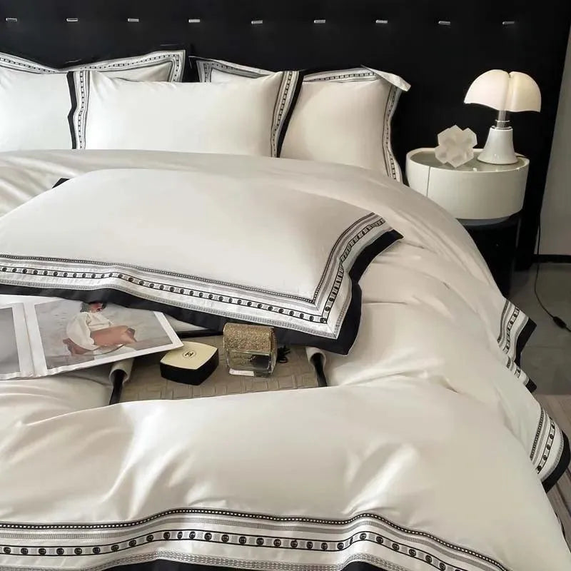 Sumptuous Serenity 1000TC Long Staple Cotton Duvet Cover Set - 图片 16