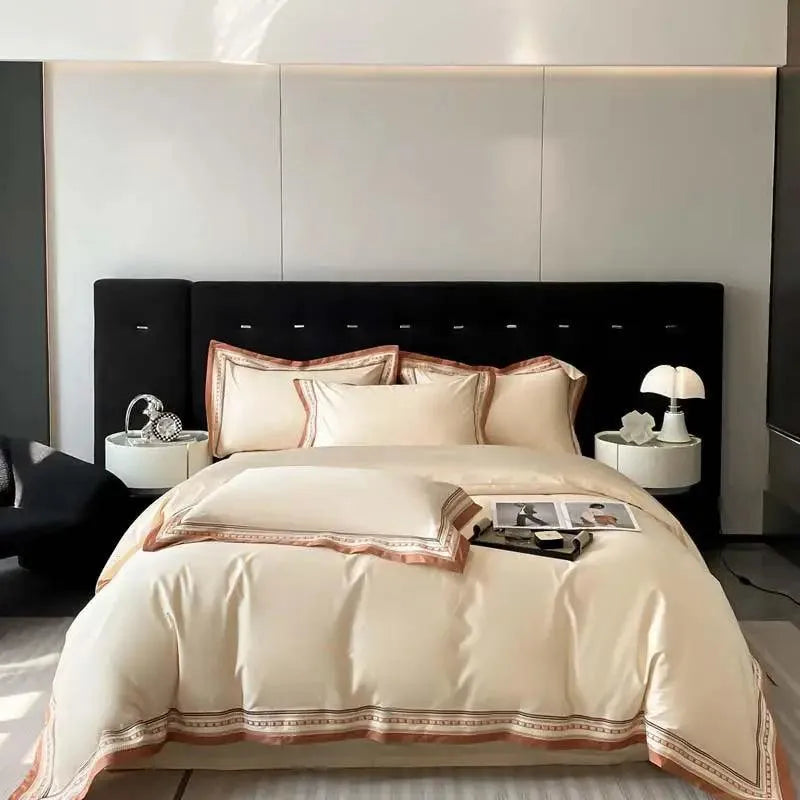 Sumptuous Serenity 1000TC Long Staple Cotton Duvet Cover Set - 图片 11