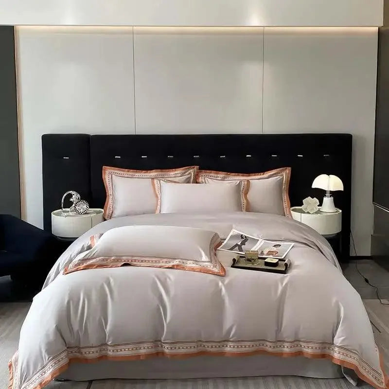 Sumptuous Serenity 1000TC Long Staple Cotton Duvet Cover Set - 图片 10