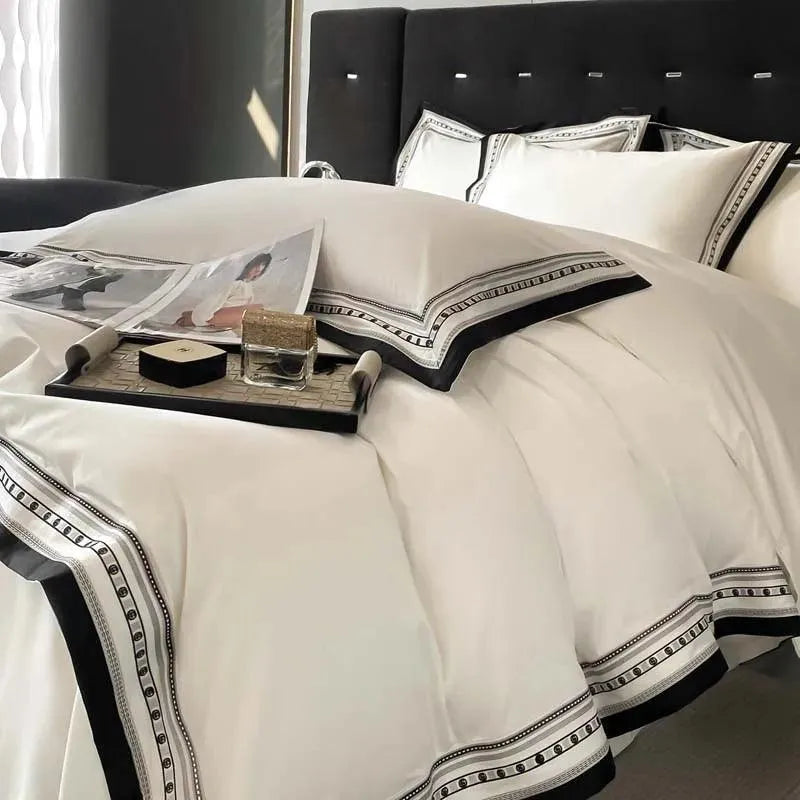 Sumptuous Serenity 1000TC Long Staple Cotton Duvet Cover Set - 图片 17