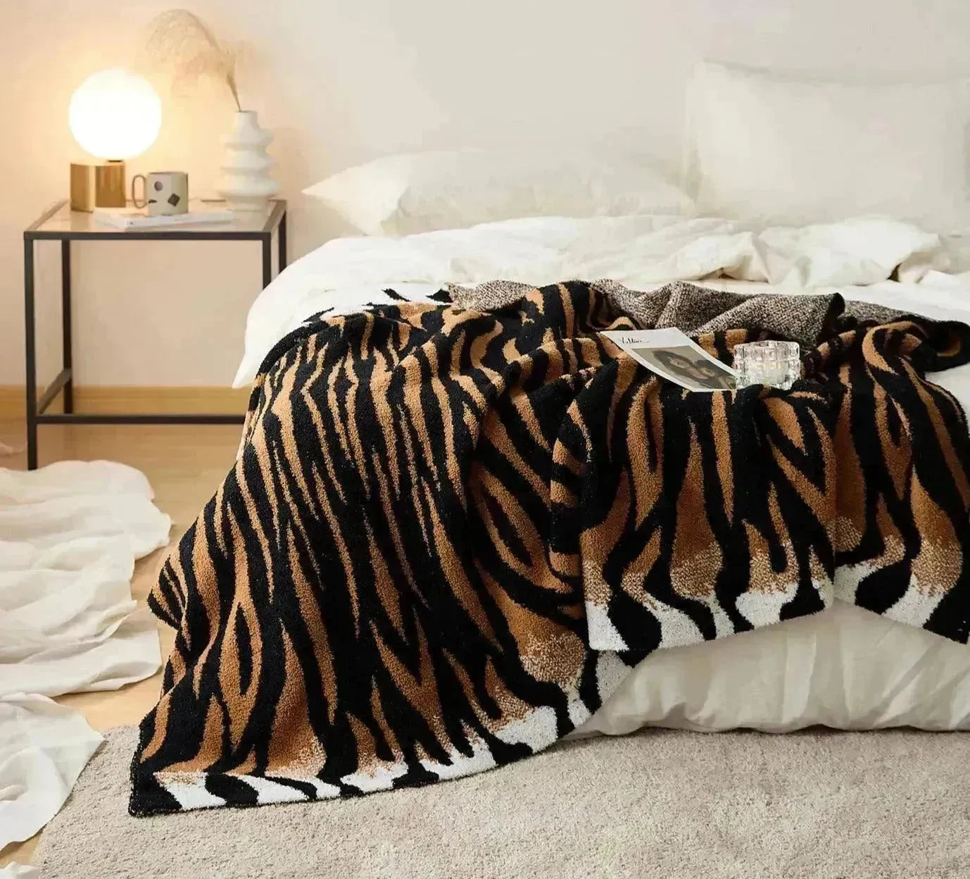 Tiger Stripe Throw Blanket