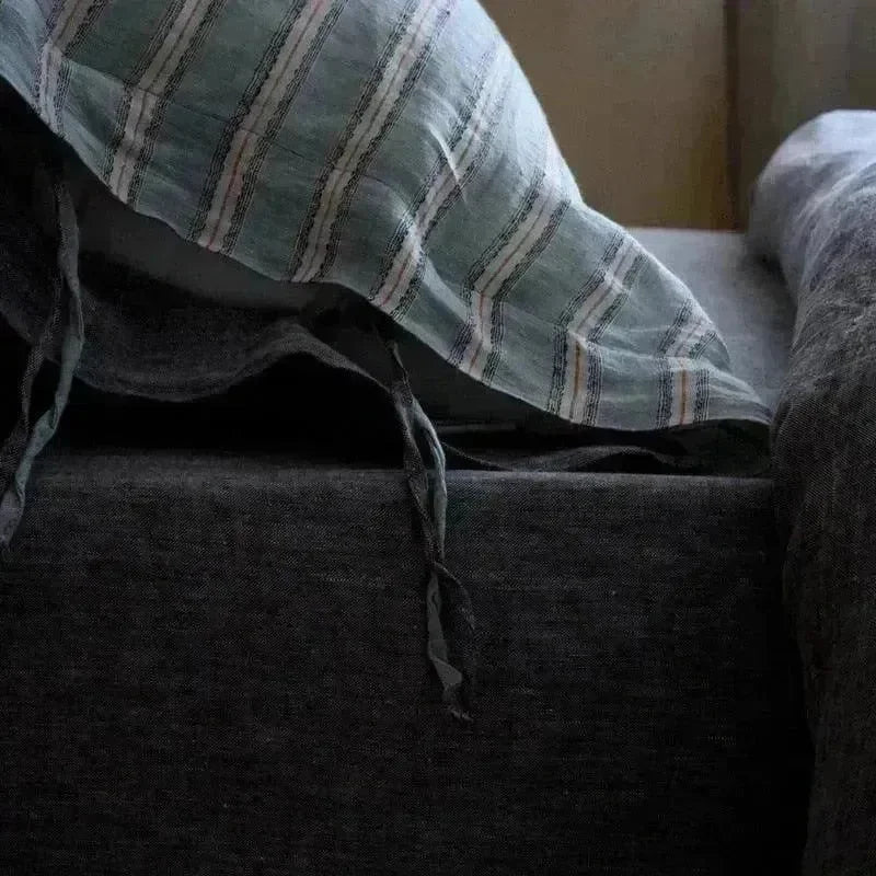 Washed Linen Duvet Cover Set - 图片 20