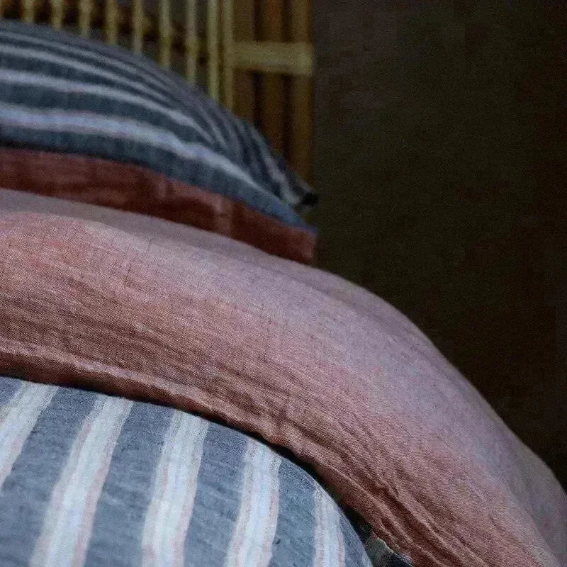 Washed Linen Duvet Cover Set - 图片 8