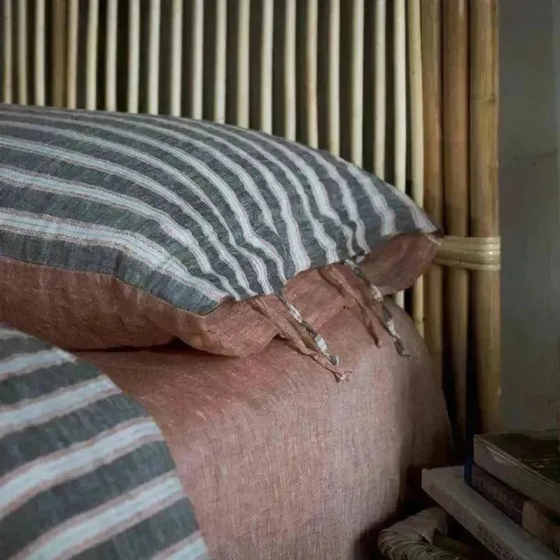 Washed Linen Duvet Cover Set - 图片 15