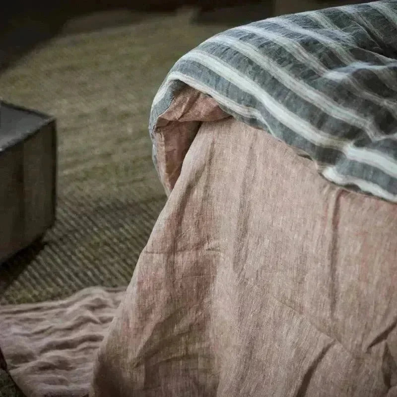 Washed Linen Duvet Cover Set - 图片 19